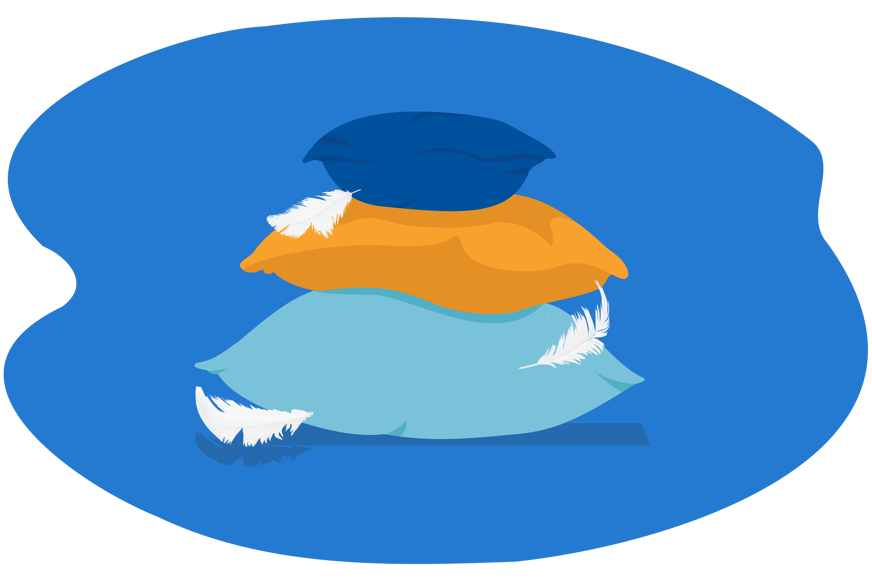 Feather pillows